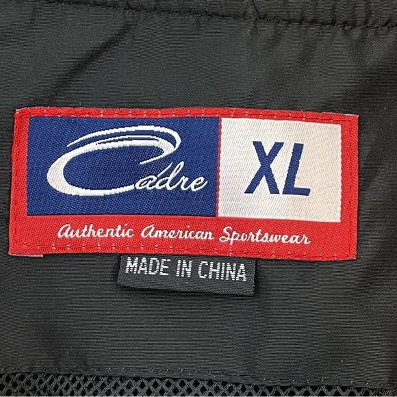 VTG Iowa Hawkeyes Windbreaker Jacket 1/4 Zip By Cadre Size XL - Picture 4 of 7